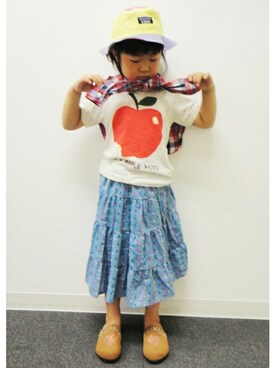 petit　main・b-roomさん（キッズ・107cm）の冬コーディネート