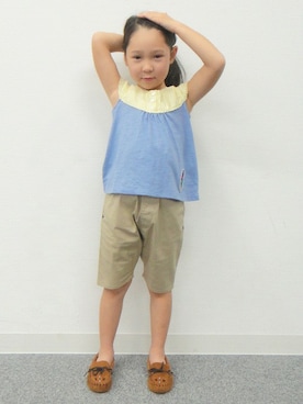 「アイスクリーム」｜「アイテム（チュニック）」を使った、petit　main・b-roomさん（キッズ・110cm）の夏コーディネート