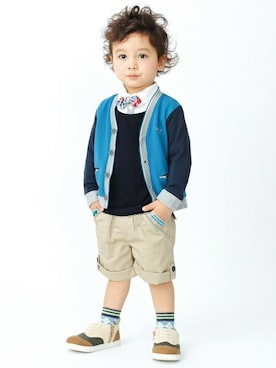 petit　main・b-roomさん（キッズ・90cm）の夏コーディネート