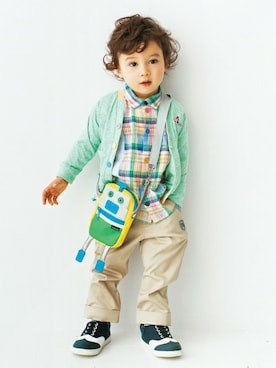 petit　main・b-roomさん（キッズ・90cm）の夏コーディネート