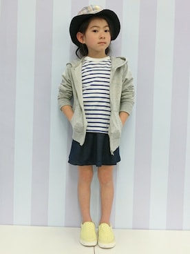 「kladskap（クレードスコープ）のアイテム」を使った、petit　main・b-roomさん（キッズ・108cm）の春コーディネート