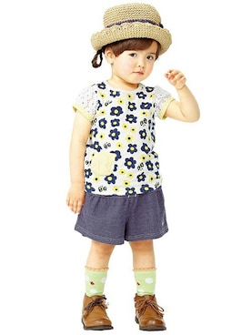 「kladskap（クレードスコープ）のアイテム」を使った、petit　main・b-roomさん（キッズ・87cm）の春コーディネート