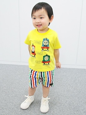 petit　main・b-roomさん（キッズ・89cm）の春コーディネート