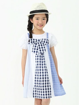 「petit main（プティマイン）のアイテム（トップス）」を使った、petit　main・b-roomさん（キッズ・115cm）の春コーディネート