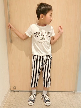 petit　main・b-roomさん（キッズ・116cm）の春コーディネート