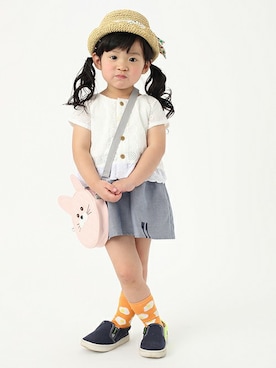 petit　main・b-roomさん（キッズ・94cm）の春コーディネート