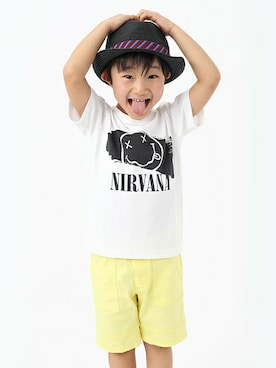 「ハットコーデ」｜petit　main・b-roomさん（キッズ・109cm）の春コーディネート