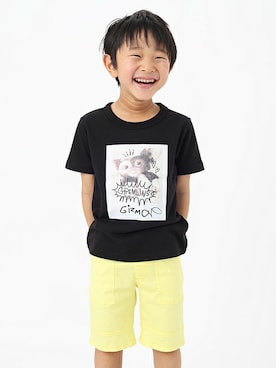 「コラボTシャツ」｜petit　main・b-roomさん（キッズ・109cm）の春コーディネート