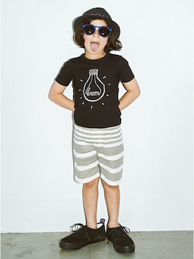 「ハットコーデ」｜petit　main・b-roomさん（キッズ・114cm）の春コーディネート