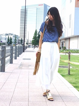 Yoshiさん（レディース・162cm）の夏コーディネート