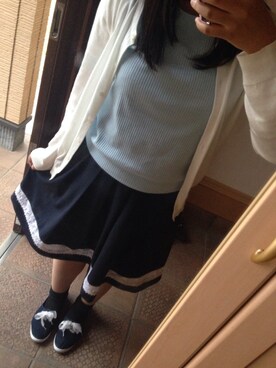 「ARROW（アロー）のアイテム（シューズ）」を使った、yuuna❥❥さん（レディース・158cm）の春コーディネート