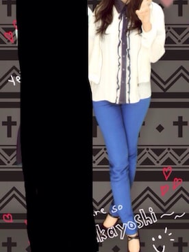 「axes femme（アクシーズファム）のアイテム（ブルゾン）」を使った、おじょさん（レディース・155cm）の夏コーディネート