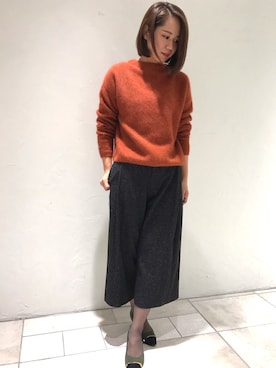 「TONAL（トーナル）のアイテム」を使った、ASAIさん（レディース・162cm）の冬コーディネート
