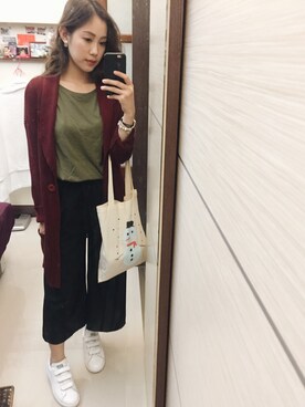 「addidas originals」｜CHI  TUさん（レディース・157cm）の冬コーディネート