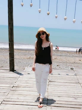 CHI  TUさん（レディース・157cm）の夏コーディネート