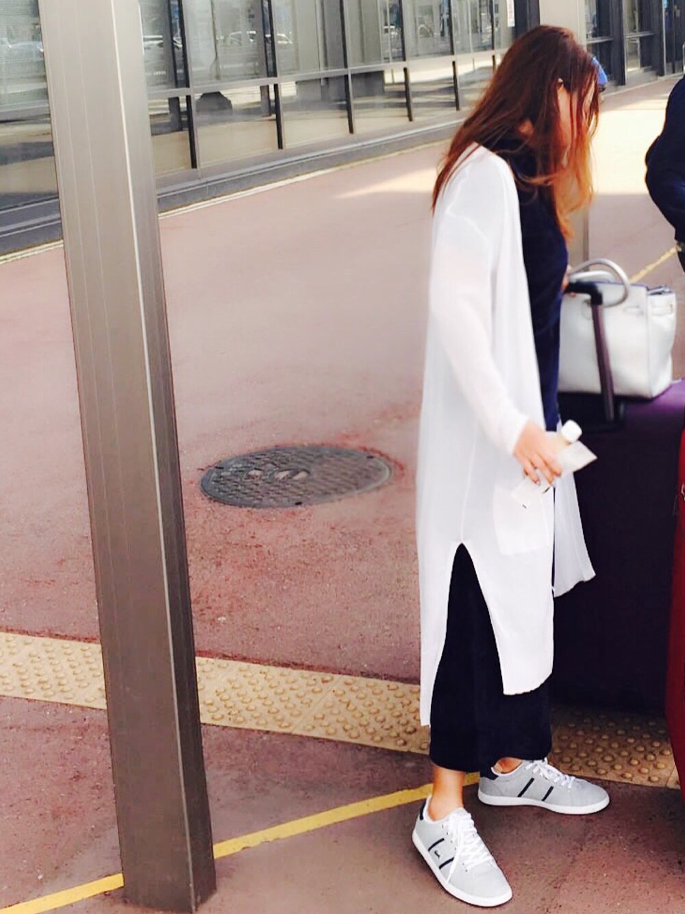「Casual Wear、Casualwear、narita、cardigan、GU、UNIQLO、Ootd #」｜「UNIQLOのアイテム（カーディガン/ボレロ、ホワイト系）」を使った、Cocoさん（レディース・165cm）の夏コーディネートの1枚目の写真