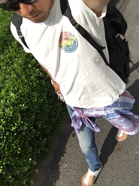 「quiksilver」｜T.K.Rさん（メンズ・184cm）の春コーディネート