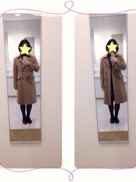 「MICHEL KLEIN（ミッシェル・クラン）のアイテム（その他アウター）」を使った、はせぴょん★さん（レディース・158cm）の冬コーディネート