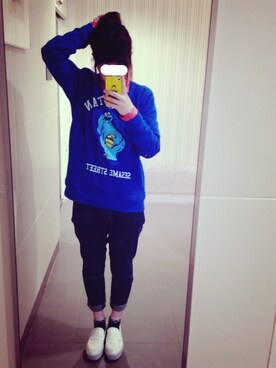 カサハラマユさん（レディース・165cm）の春コーディネート