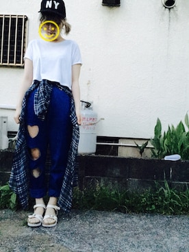 カサハラマユさんのコーディネート