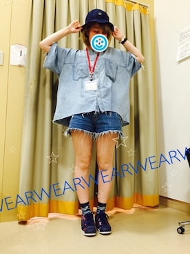 カサハラマユさん（レディース・165cm）の夏コーディネート