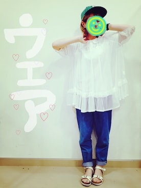 カサハラマユさんのコーディネート