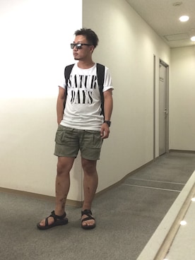 よんさん（メンズ・166cm）の夏コーディネート