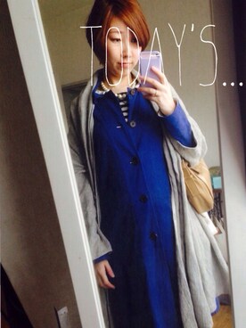 「野球」｜「アイテム（その他アウター）」を使った、藍子さん（レディース・163cm）の春コーディネート