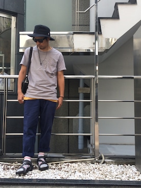 「HELLY HANSEN」｜sho-1さん（メンズ・171cm・30代）の夏コーディネート