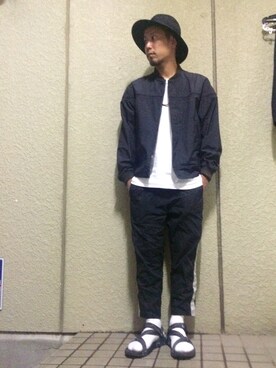 「UP START（アップスタート）のアイテム（アクセサリー）」を使った、sho-1さん（メンズ・171cm）の夏コーディネート