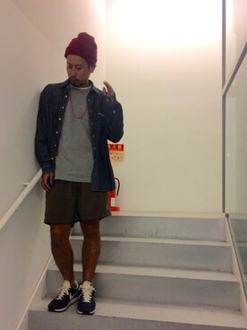 「BRTH BREATH（ ブレス）のアイテム」を使った、sho-1さん（メンズ・171cm）の夏コーディネート