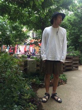 「M＆S（エムアンドエス）のアイテム」を使った、sho-1さん（メンズ・171cm）の夏コーディネート