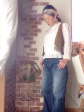 ゆみざべすさん（レディース・154cm）の秋コーディネート