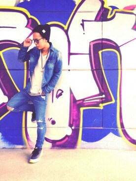 96さん（メンズ・165cm）の春コーディネート