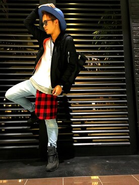 96さん（メンズ・165cm）の春コーディネート