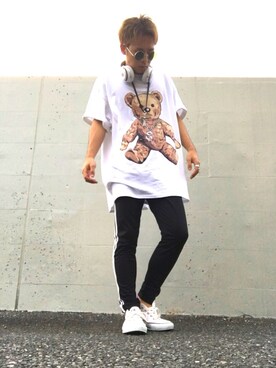 「JOYRICH」｜「アイテム（アクセサリー）」を使った、96さん（メンズ・165cm）の夏コーディネート