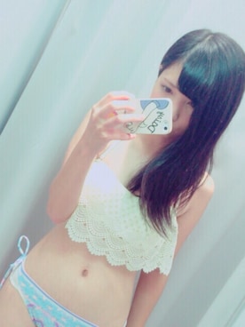 「プール」｜KANA⌄̈⃝さん（レディース・154cm・10代）の夏コーディネート
