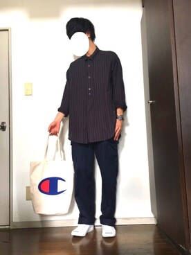 「CONVERSE（コンバース）のCONVERSE コンバース ジャック パーセル / JACK PURCEL（スニーカー）」を使った、まるさん（メンズ・177cm）の秋コーディネート