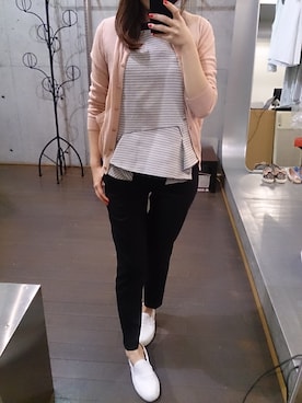 「アイテム（カーディガン/ボレロ）」を使った、GALAXYさん（レディース・158cm）の冬コーディネート