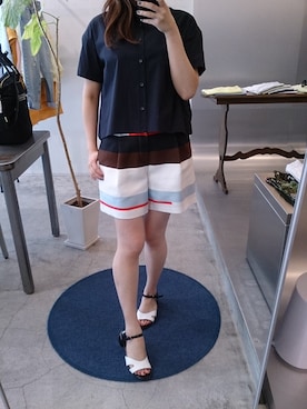 「アイテム（サンダル）」を使った、GALAXYさん（レディース・158cm）の春コーディネート