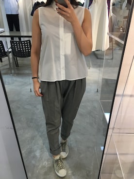 「buddy（バディ）のアイテム（スニーカー）」を使った、GALAXYさん（レディース・158cm）の冬コーディネート