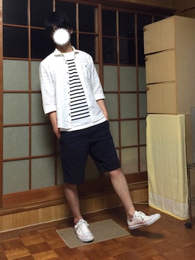 MOON🌙さん（メンズ・172cm）の夏コーディネート