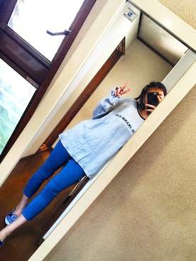 「H&M DIVIDED（エイチアンドエム　ディヴァイデッド）のアイテム（バレエシューズ）」を使った、S*Kさん（レディース・170cm）の秋コーディネート