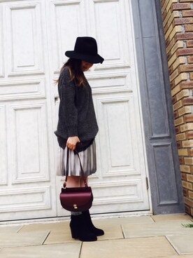 「Chloe」｜HINAOさん（レディース・155cm）の秋コーディネート