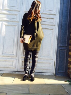 「MM6」｜HINAOさん（レディース・155cm）の冬コーディネート