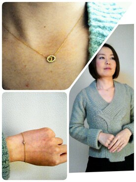 「Loree Rodkin(ローリーロドキン)のアイテム」を使った、hitomiさん(レディース・158cm)の冬コーディネート