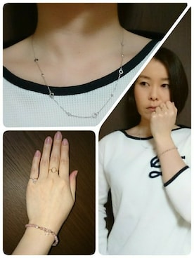 「con affetto(original)（コン アフェット）のアイテム」を使った、hitomiさん（レディース・158cm）の春コーディネート