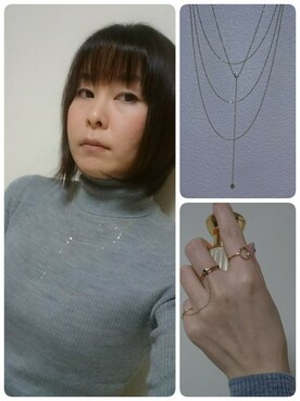 「con affetto(original)（コン アフェット）のアイテム」を使った、hitomiさん（レディース・158cm）の冬コーディネート