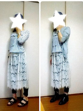 「UNSQUEAKY（アンスクウィーキー）のアイテム」を使った、ka-chitoさん（レディース・163cm）の春コーディネート