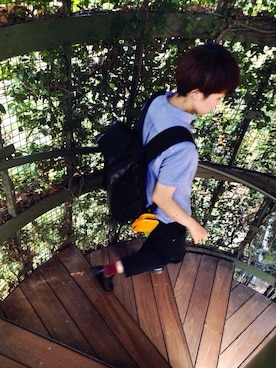 「CRUMPLER（クランプラー）のアイテム」を使った、OBAREさん（レディース・163cm）の夏コーディネート